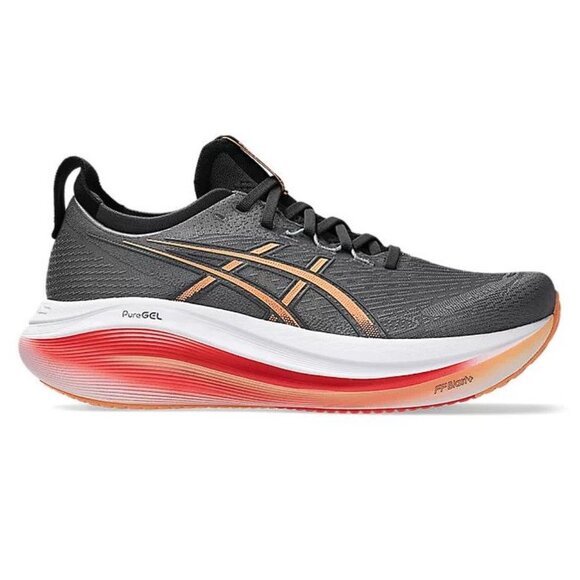 ASICS Men's Gel-Nimbus 27 Wide Running Shoes Size 13 In Carbon/Mojave - Picture 1 of 10